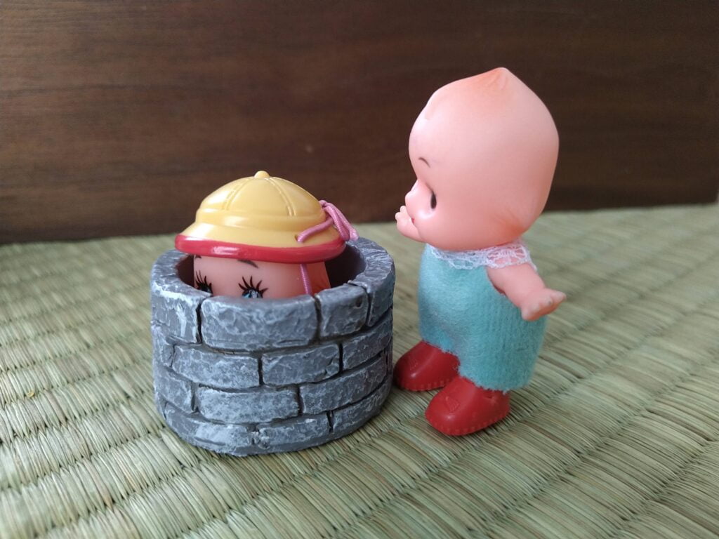 怖くない井戸の人